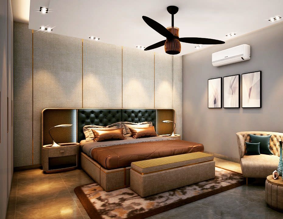 luxury basement bedroom